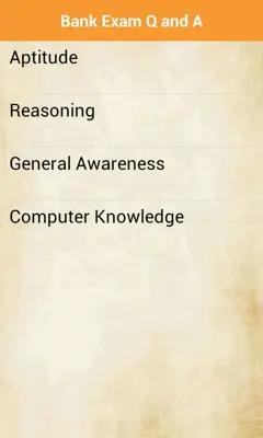 Bank Exam Q and A android App screenshot 2